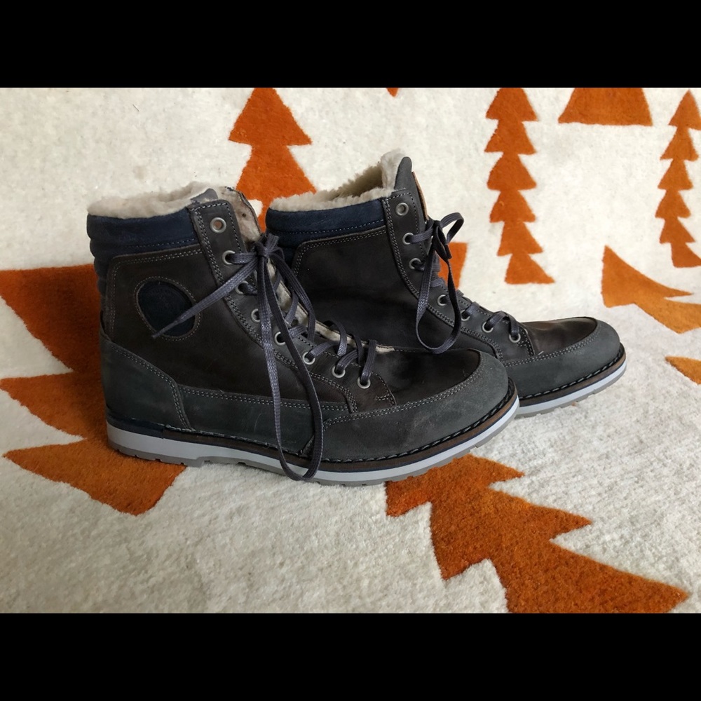 STEVE MADDEN MENS 13 Karos BLUE BOOT